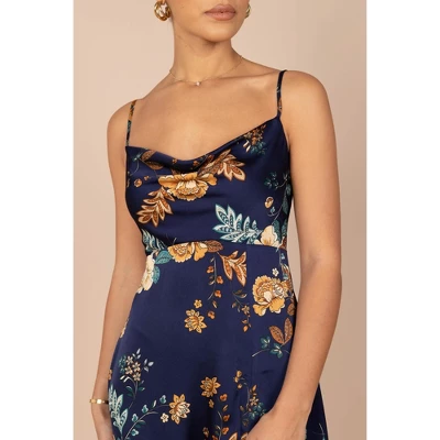 Petal And Pup Womens Alejandra Cowl Neck Midi Dress 2 Petal And Pup Womens Alejandra Cowl Neck Midi Dress - Image 2