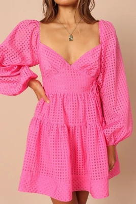 Petal And Pup Womens Augusta Long Sleeve Mini Dress 5 Petal And Pup Womens Augusta Long Sleeve Mini Dress - Image 5