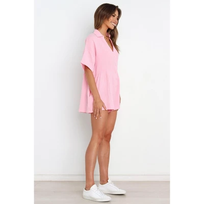 Petal And Pup Womens Winny Romper - Pink 4 7 Petal And Pup Womens Winny Romper - Pink 4 - Image 7