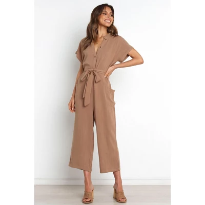 Petal And Pup Womens Archie Jumpsuit - Mocha 4 1 Petal And Pup Womens Archie Jumpsuit - Mocha 4