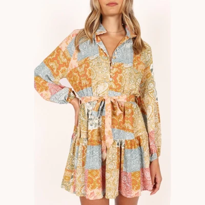 Petal And Pup Silante Long Sleeve Mini Dress 2 Petal And Pup Silante Long Sleeve Mini Dress - Image 2