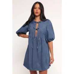 Petal And Pup Romana Tie Front Mini Dress -Petal and Pup Store GUEST f07b1bac 38b7 43bc af41 d0e41c736f5e