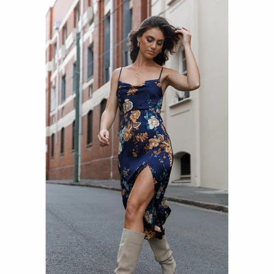 Petal And Pup Womens Alejandra Cowl Neck Midi Dress 1 Petal And Pup Womens Alejandra Cowl Neck Midi Dress