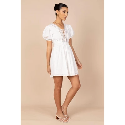 Petal And Pup Womens Mayde Tie Up Front Mini Dress 5 Petal And Pup Womens Mayde Tie Up Front Mini Dress - Image 5