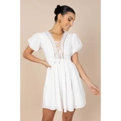 Petal And Pup Womens Mayde Tie Up Front Mini Dress 14 Petal And Pup Womens Mayde Tie Up Front Mini Dress -Petal and Pup Store GUEST fcb980c5 bc55 4ec9 9c12 8b4d22329f15